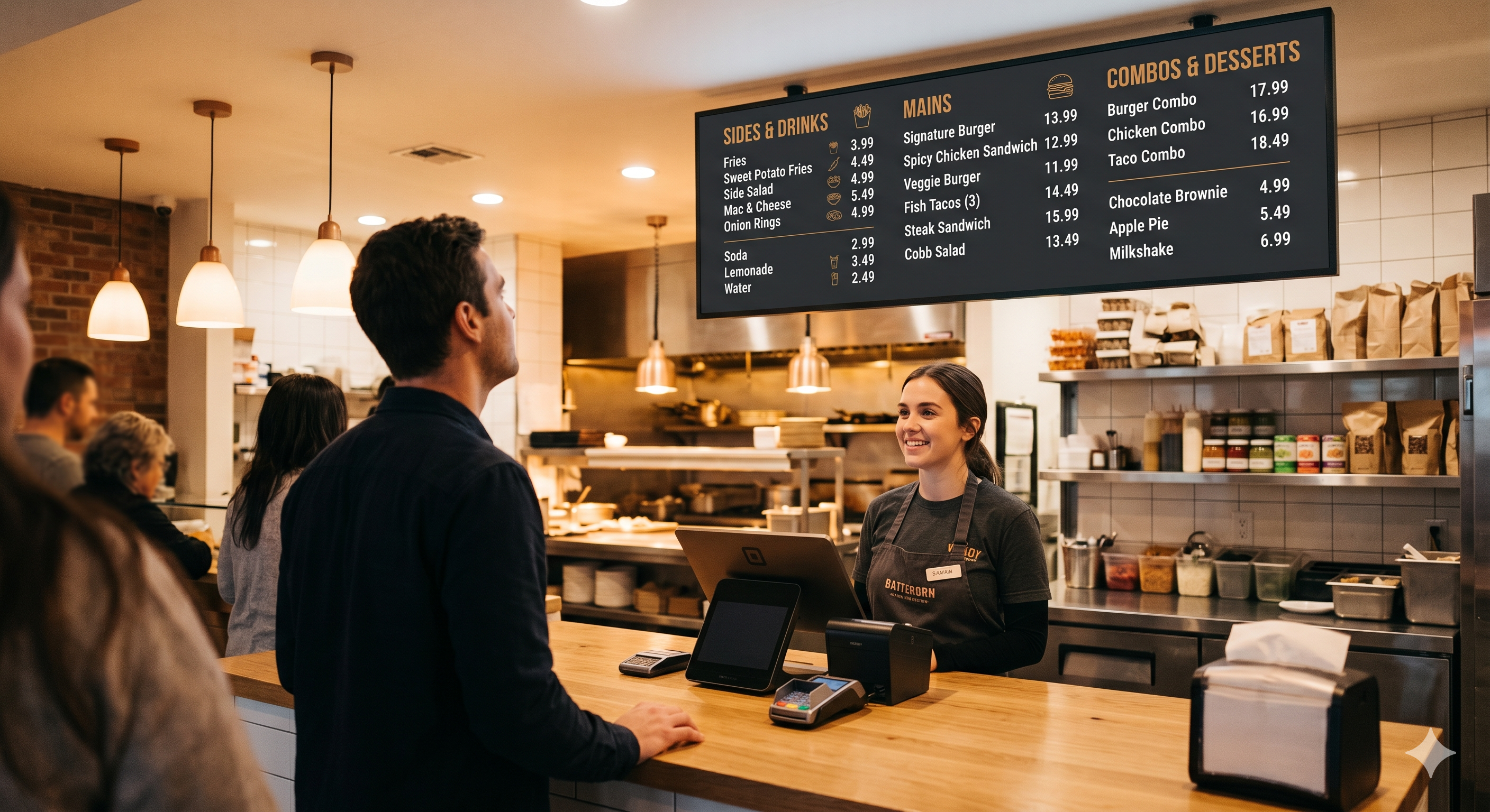 Why Your Restaurant Ordering Counter Should Only Show the Menu — Nothing Else